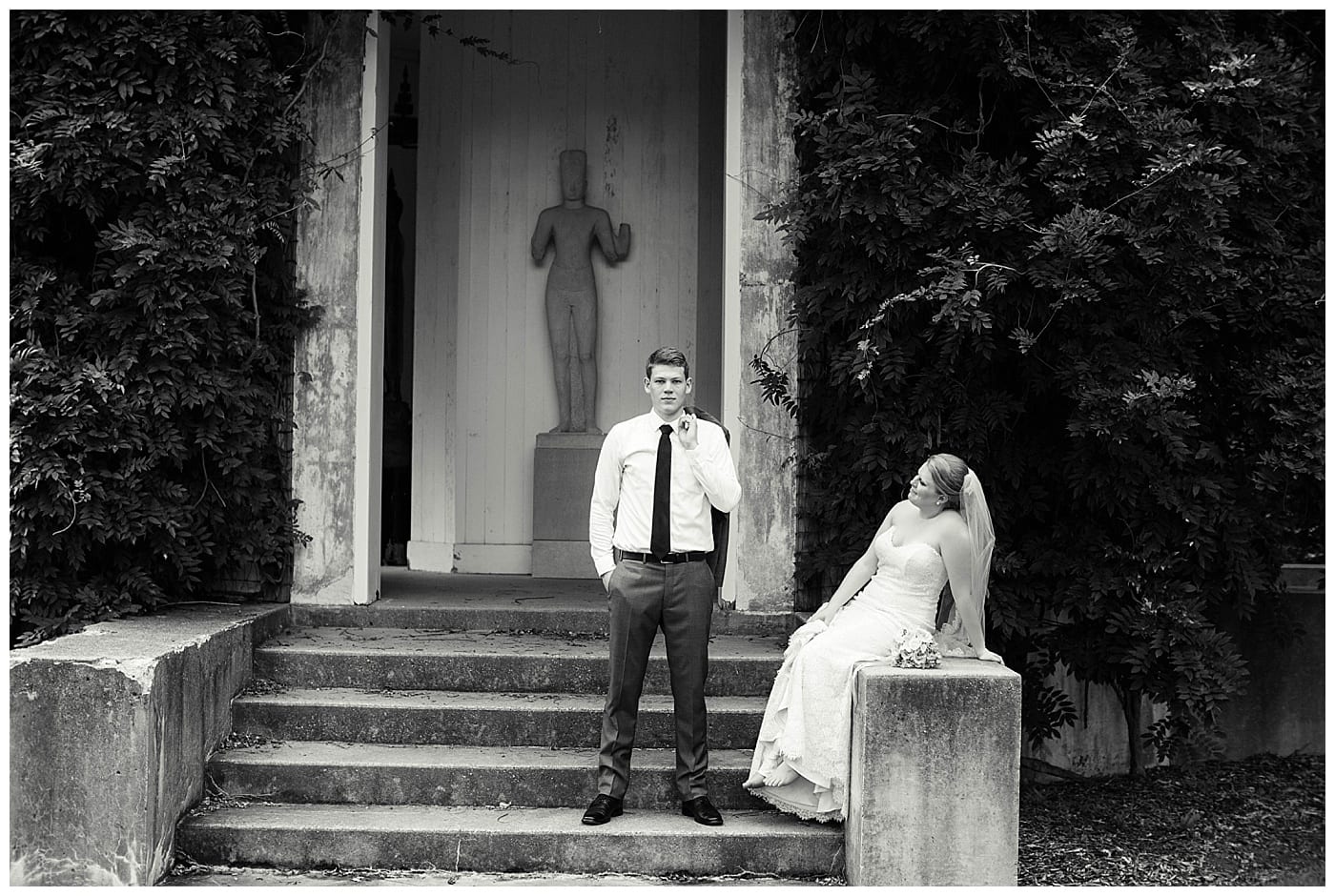 artsy bride and groom photos