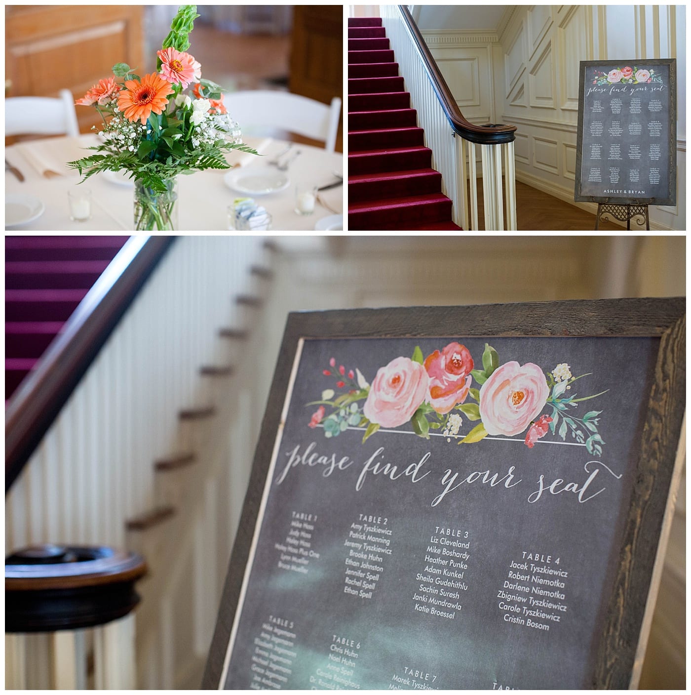 guest seating chart ideas