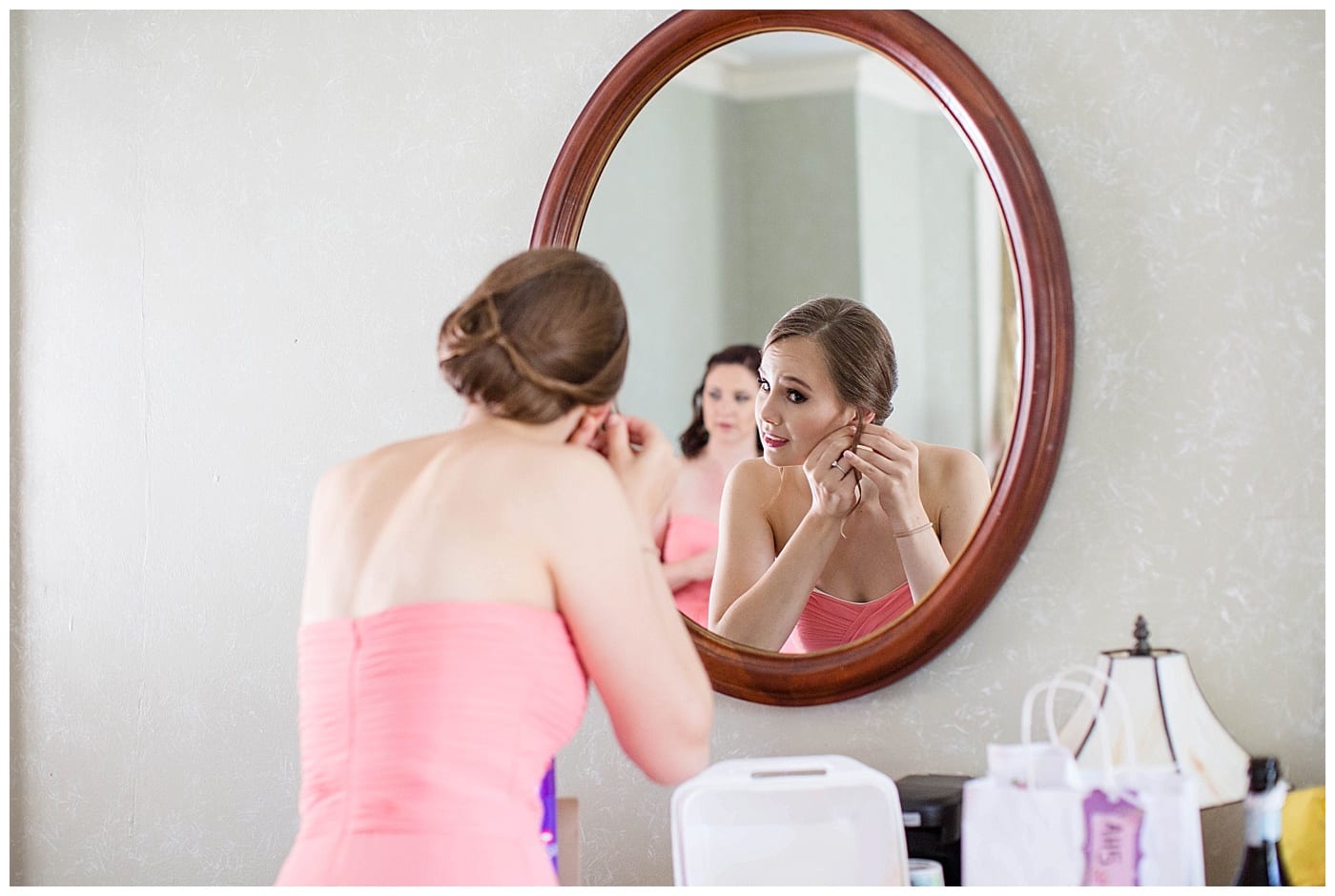 candid bridesmaids