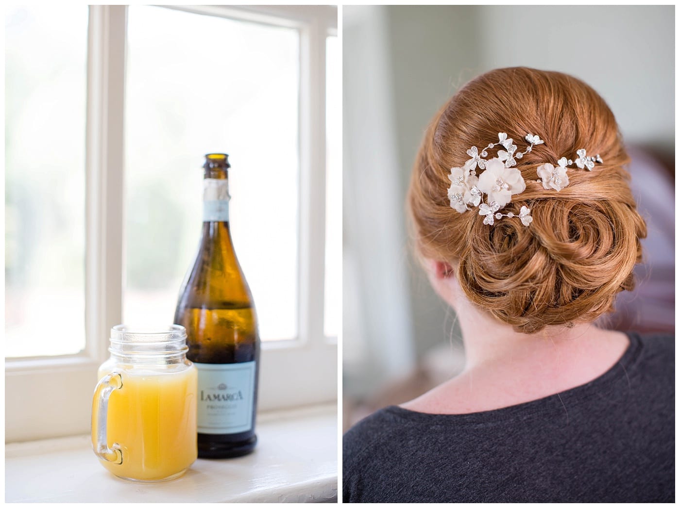 mimosas wedding day