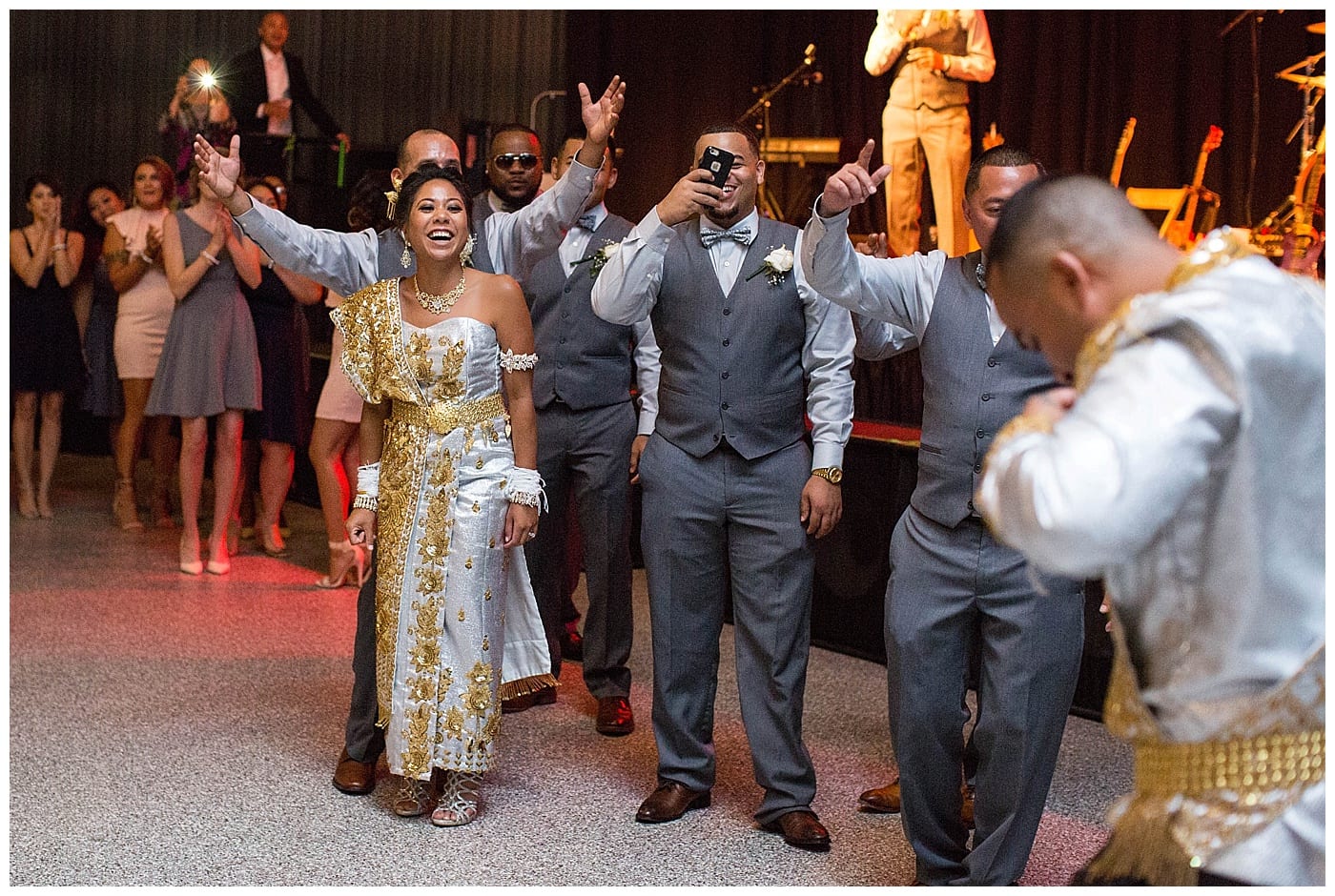 candid cambodian reception