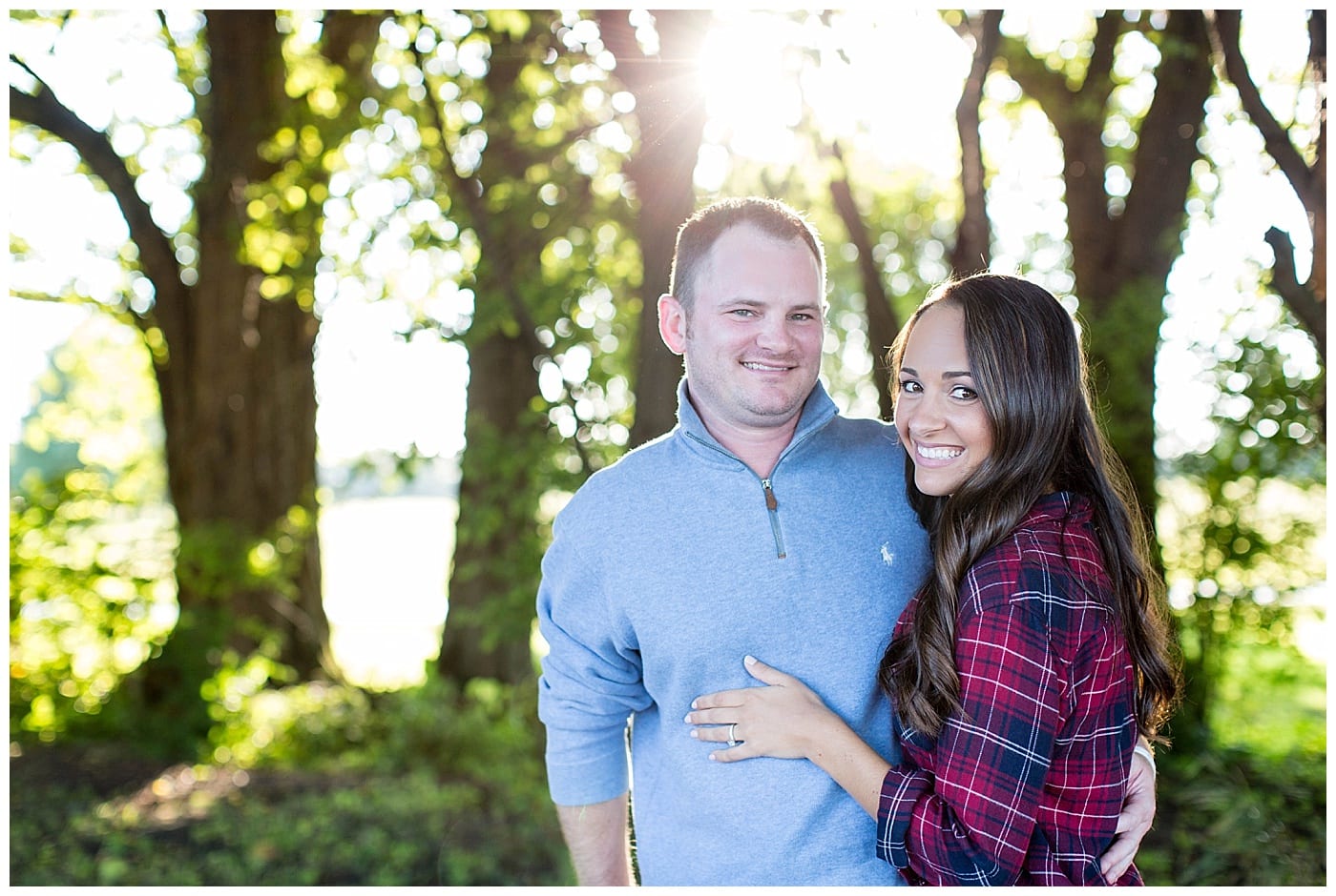 sunset engagement
