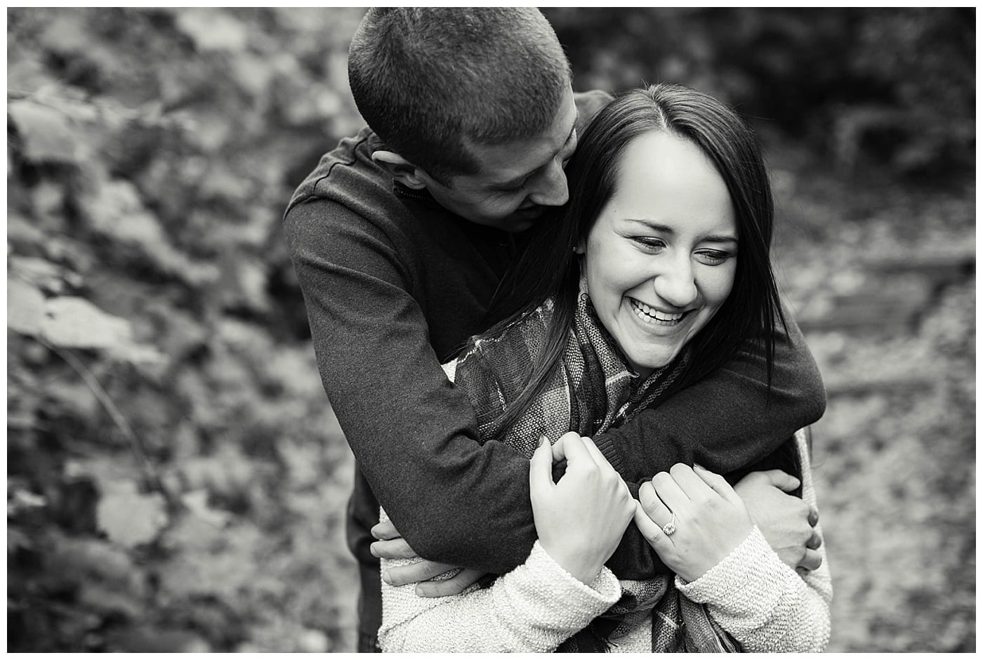 adorable black and white poses