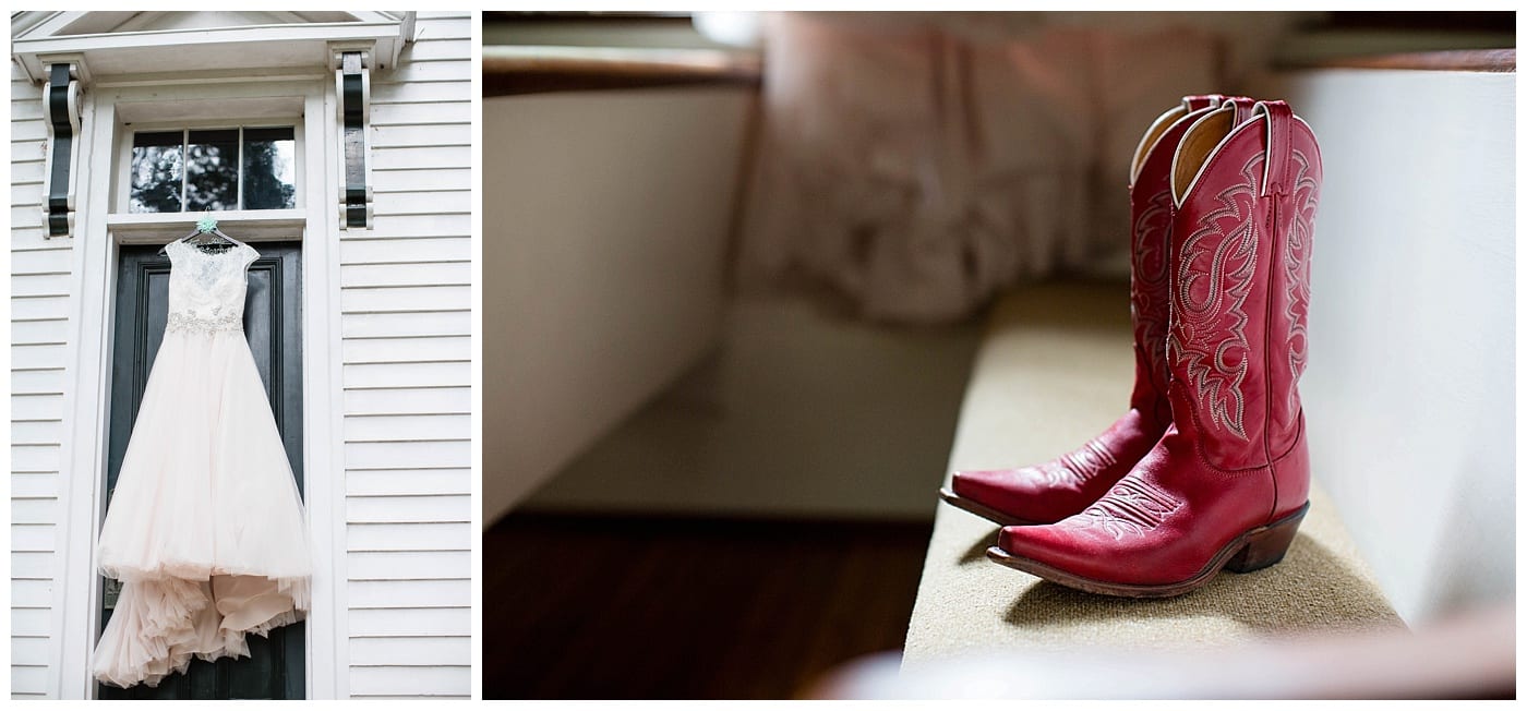 cowboy boots wedding day