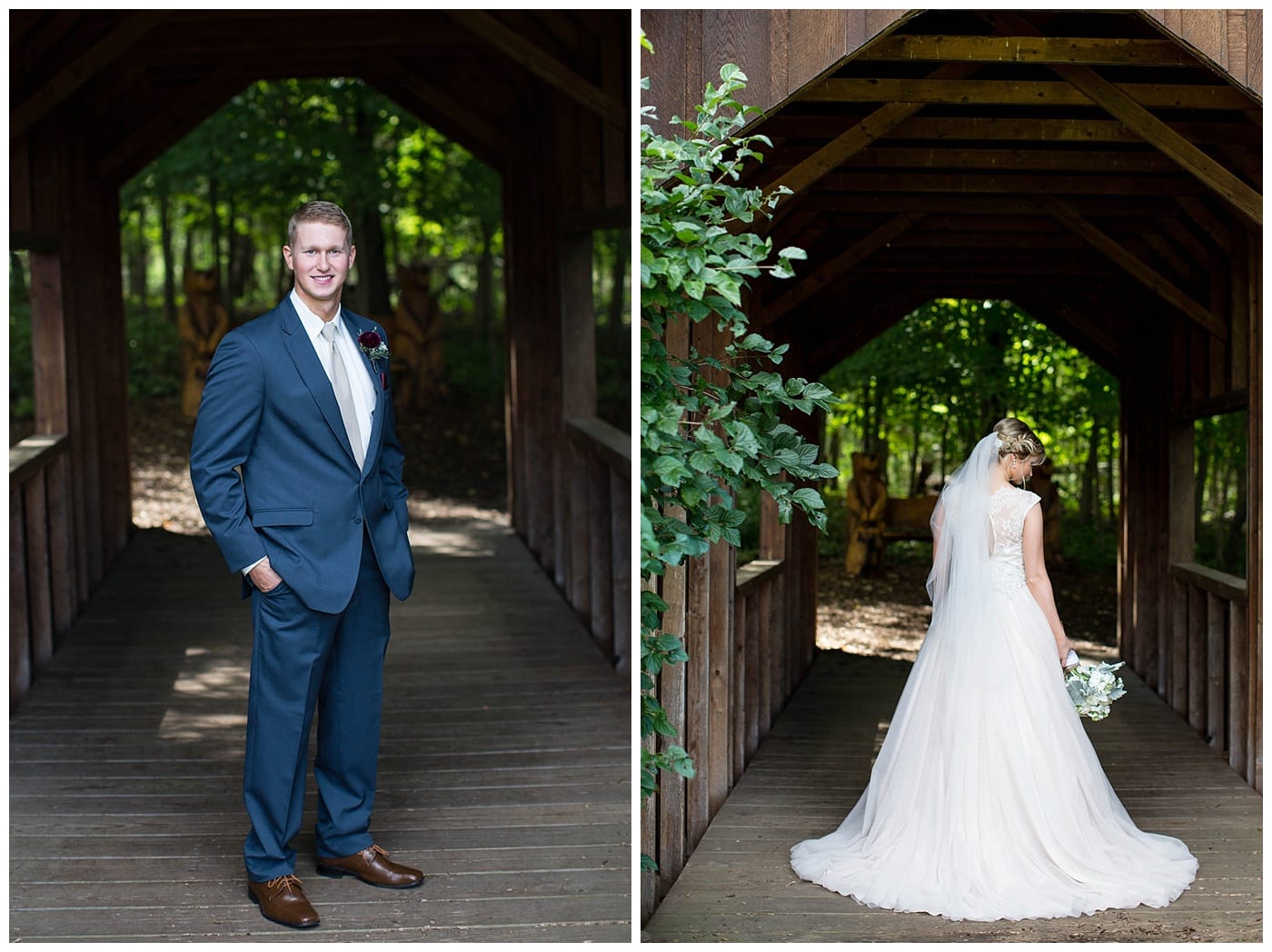 bride and groom seperate