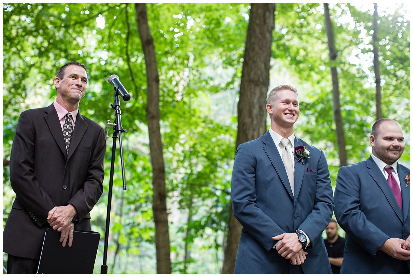 forest outdoor ceremony