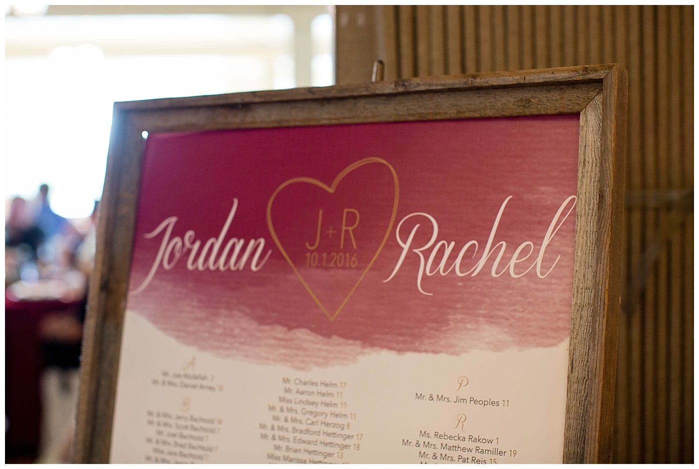 table place reception ideas