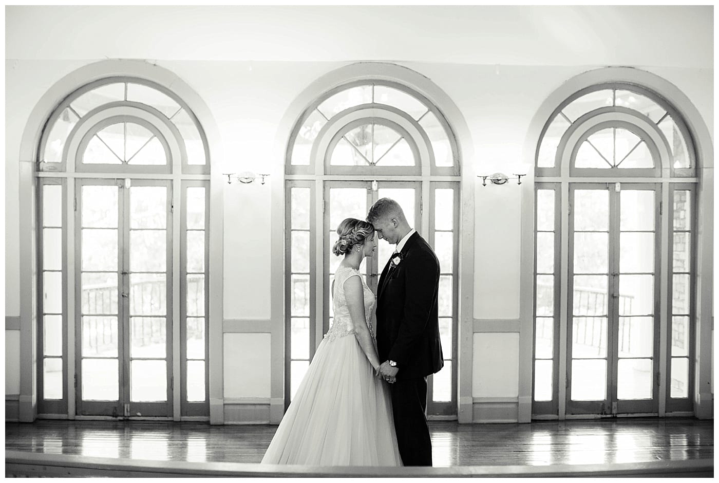 black and white wedding photos