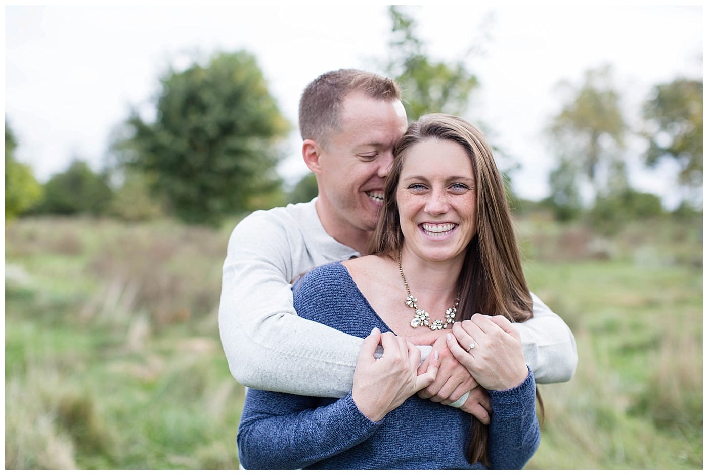 cute candid engagement photos