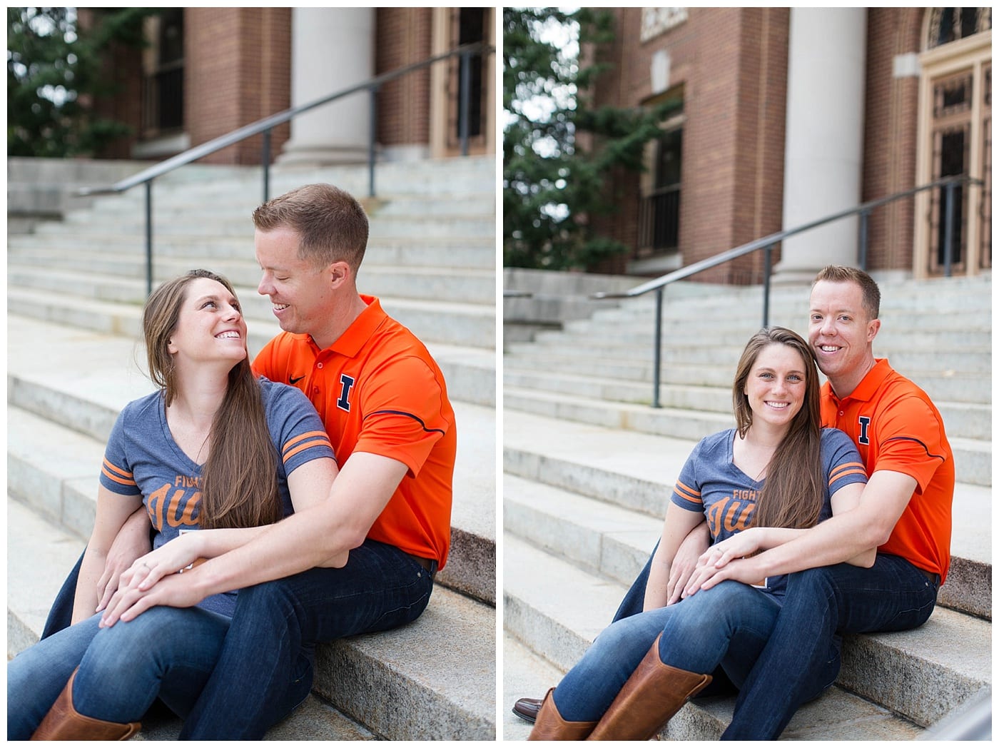 university of Illinois engagement session