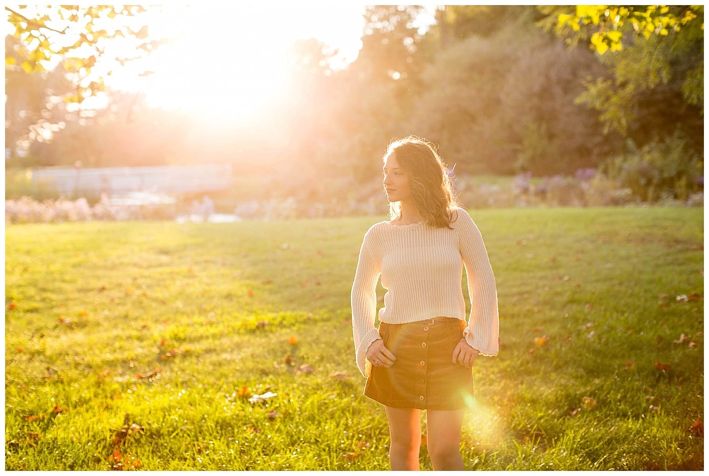sunset senior photos