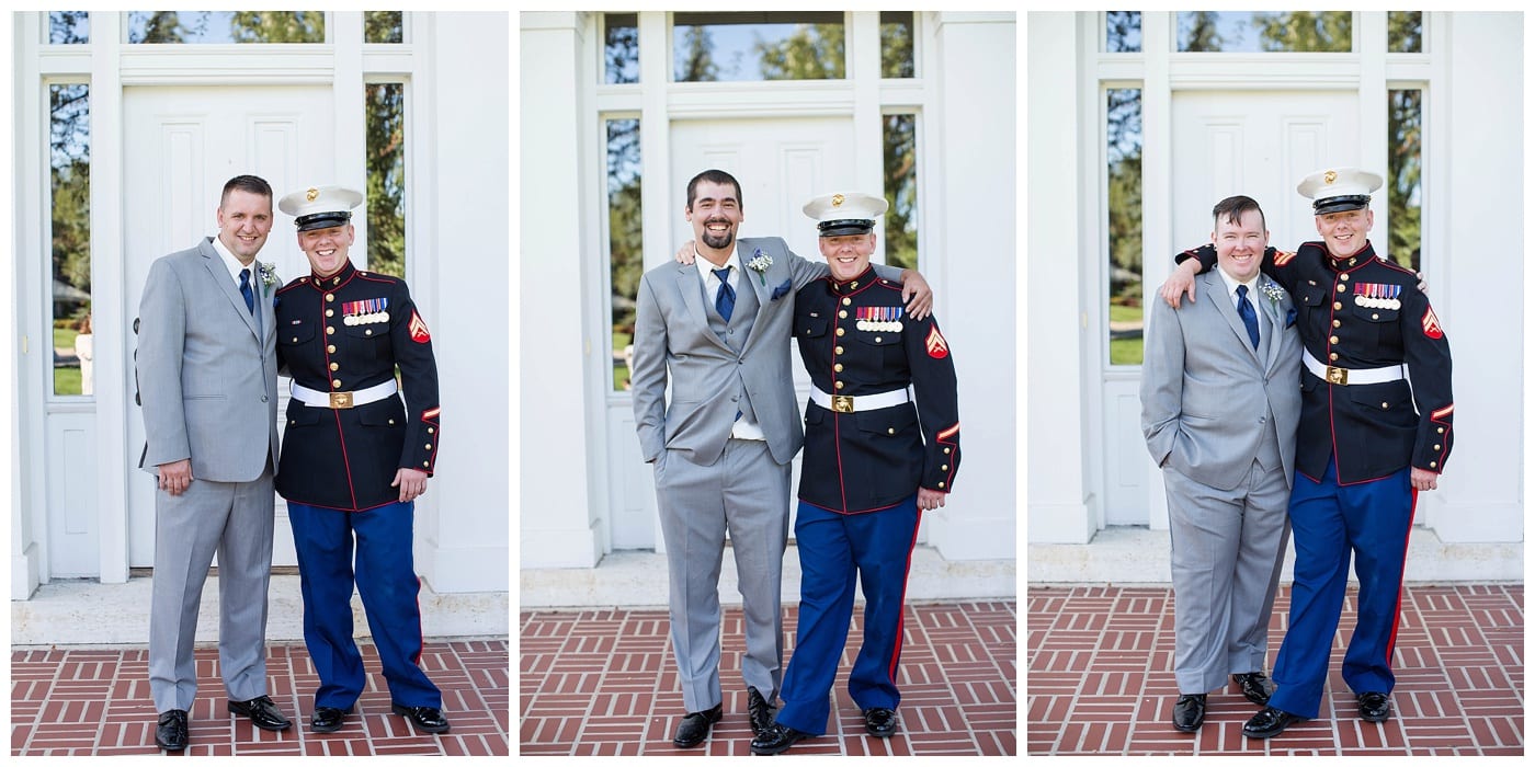marine blues groomsmen