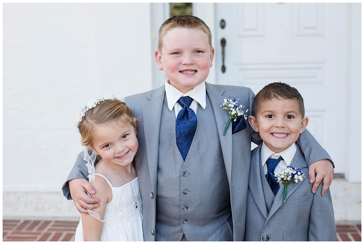 flower girl and ring bearer