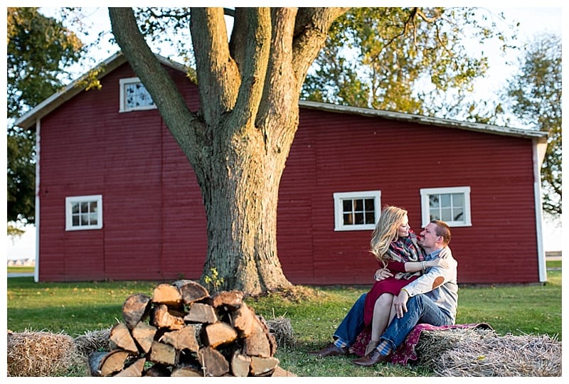 rustic country engagement