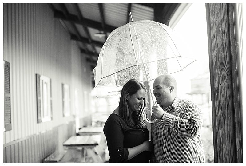 rainy day engagement