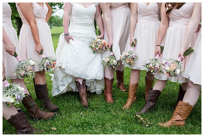 country blush pink wedding
