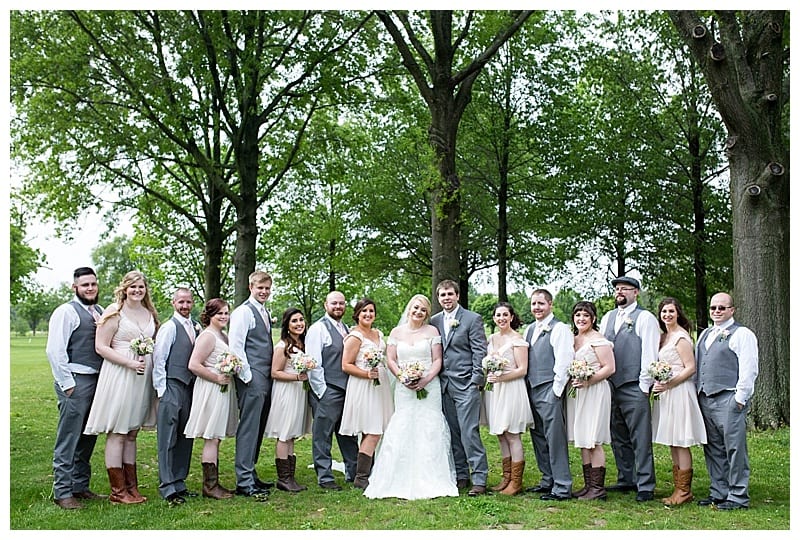country blush pink wedding