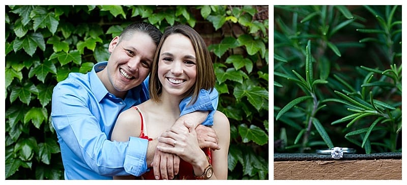 joyous engagement session