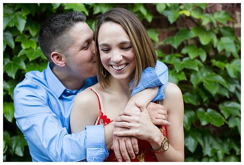joyous champaign engagement session