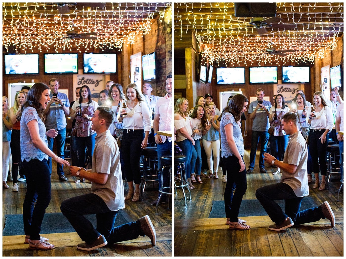 Surprise Proposal Lottie's Pub Ebby L Photography Photos