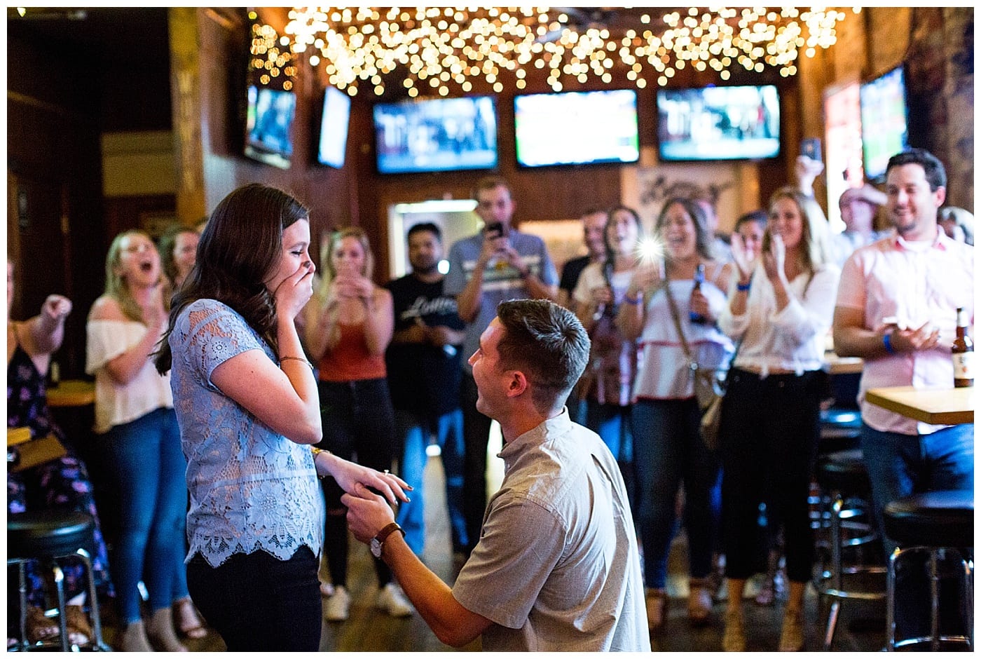 Surprise Proposal Lottie's Pub Ebby L Photography Photos