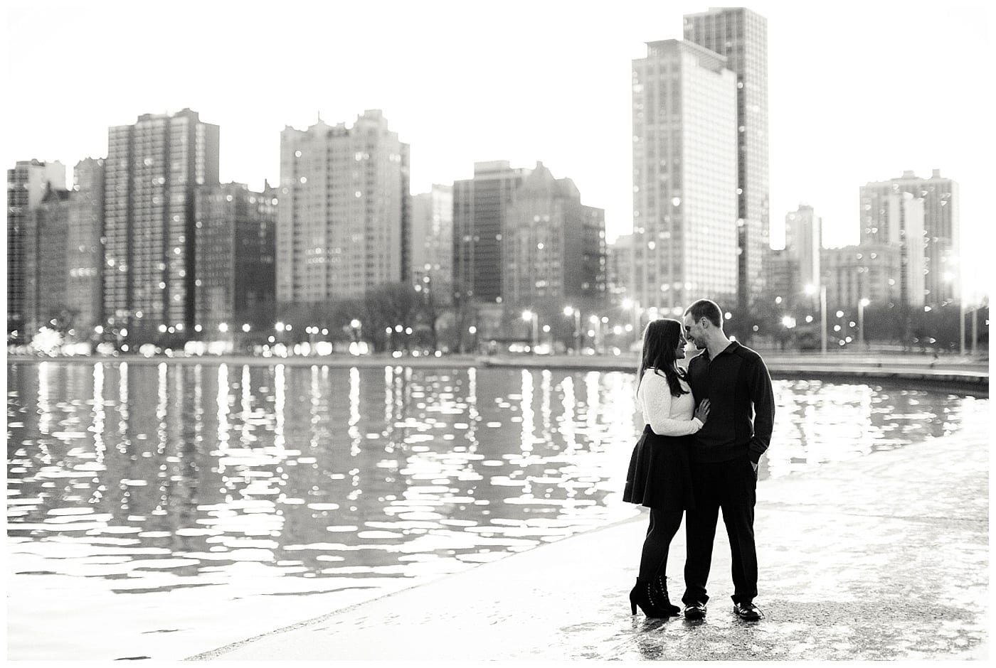 Chicago Winter Engagement Ebby L Photography Photos