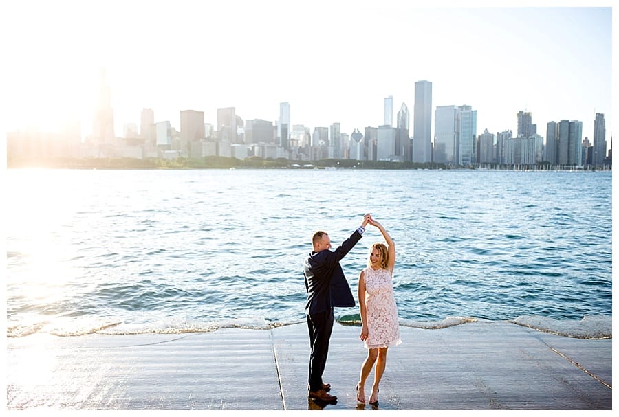 Downtown Chicago Engagement Session Ebby L Photography Photos