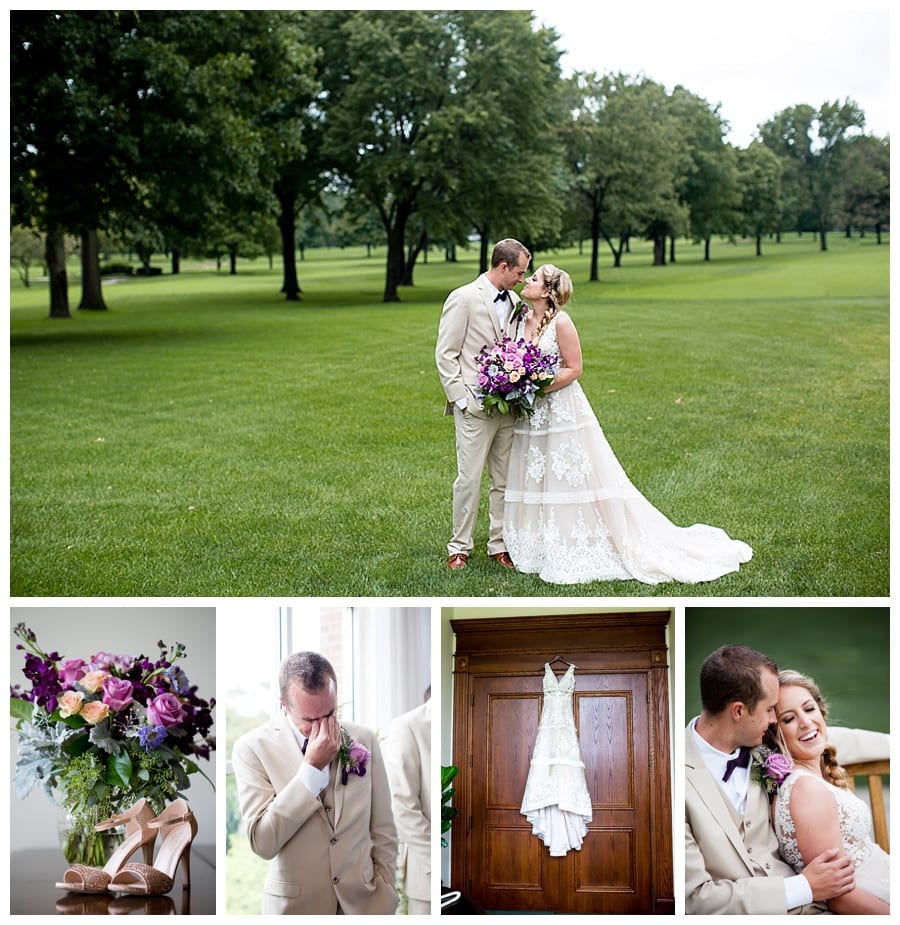 Champaign Country Club Wedding Photos
