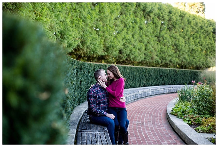 Chicago Botanic Garden Engagement Ebby L Photography Photos