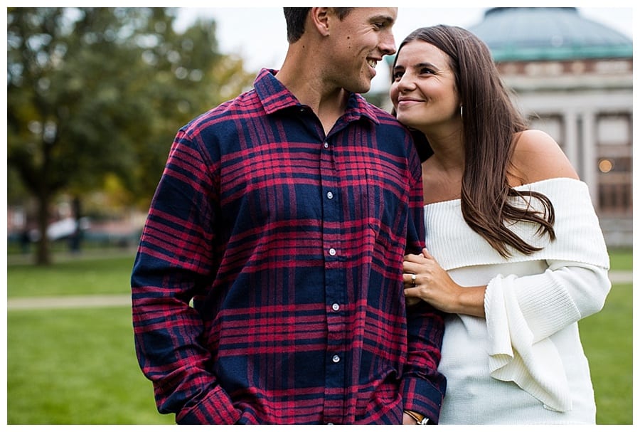 Fall Engagement at the University of Illinois Kyle & Shelby Champaign IL Photos