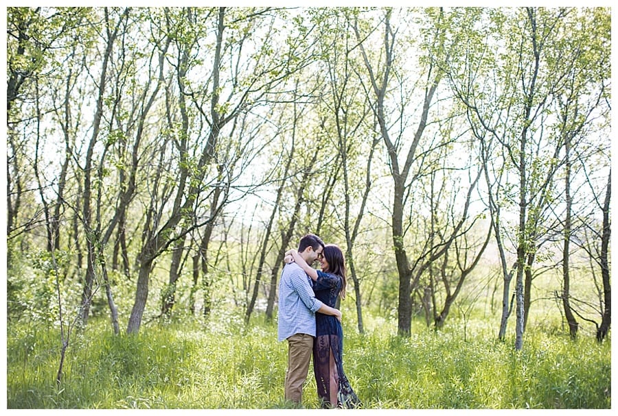 Forest Preserve Engagement Crystal Lake IL Ebby L Photography Photos