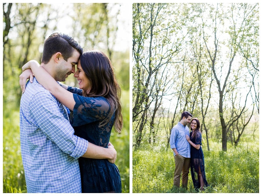 Forest Preserve Engagement Crystal Lake IL Ebby L Photography Photos