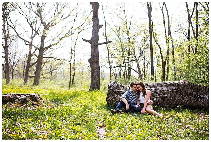 Forest Preserve Engagement Crystal Lake IL Ebby L Photography Photos