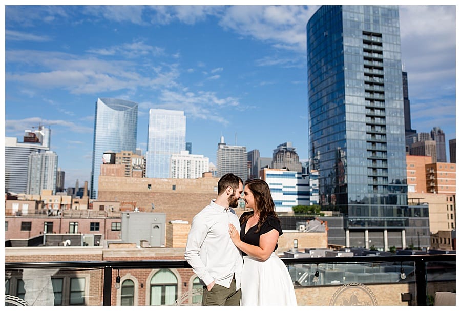 Fulton Market Engagement Chicago IL Ebby L Photography Photos
