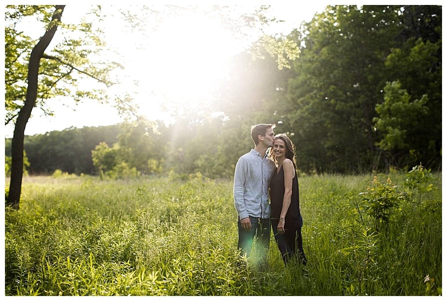 Golden Hour Engagement at Morton Arboretum Ebby L Photography Photos