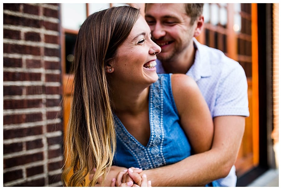 Summer Downtown Engagement Session Ebby L Photography Photos
