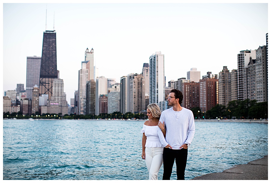 Summer Downtown Chicago Engagement Session Ebby L Photography Photos