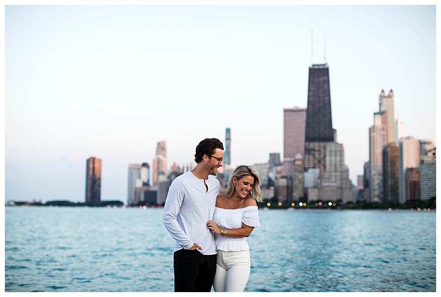 Summer Downtown Chicago Engagement Session Ebby L Photography Photos