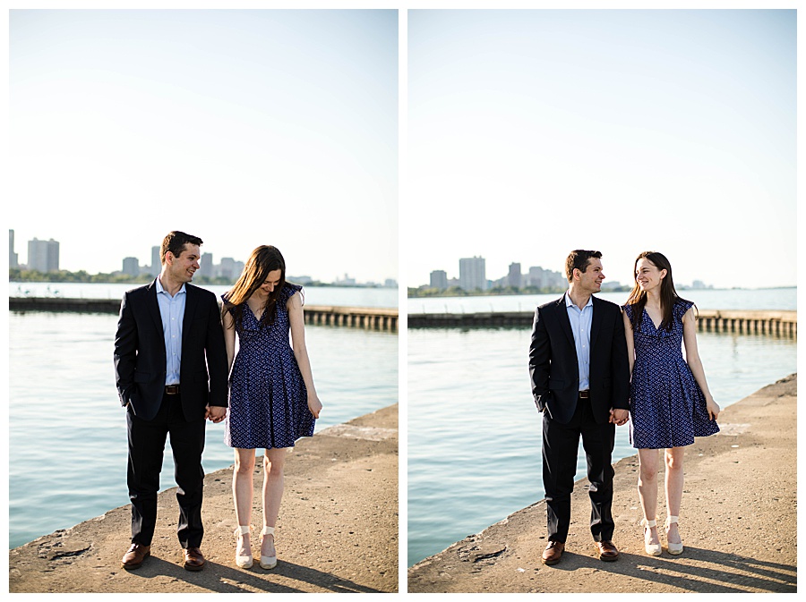 Chicago Lakefront Engagement Ebby L Photography Photos